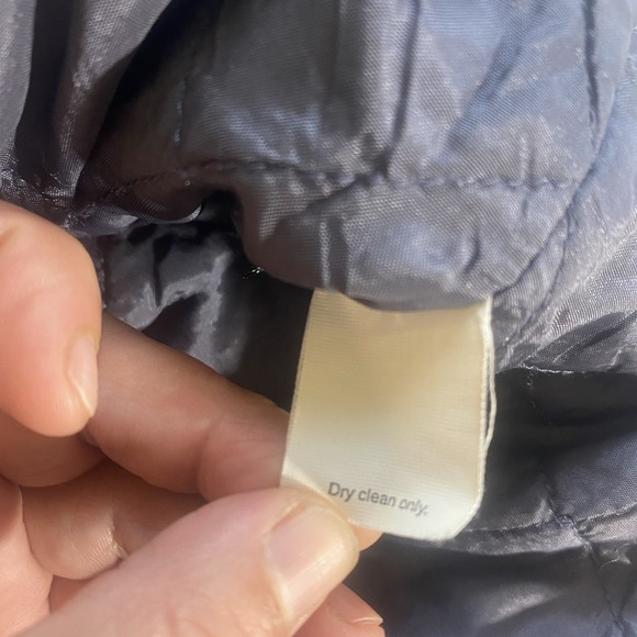 J.Crew Navy Wool Blend Peacoat Double Breasted Quilted Lined Womens Tall Medium - Picture 6 of 8